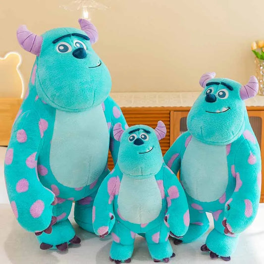 45cm New Rabbit Hair Blue Monster Plush Toys Boy Blue Monster Plushies Toy Children's Dolls Sleep Pillow Girl Doll for Kids Gift