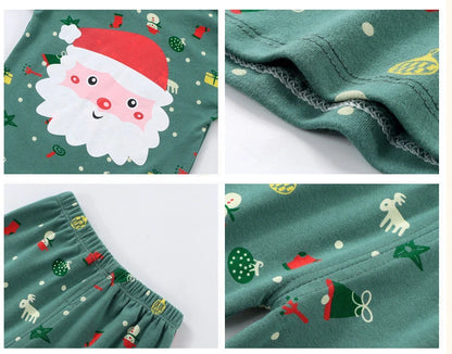 Unisex Cotton Pajama Set for Kids – Cozy Autumn & Winter Sleepwear