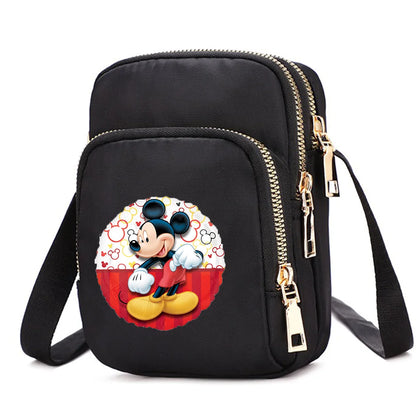 Mickey & Minnie Mouse Women’s Shoulder Bag – Crossbody Cell Phone Purse