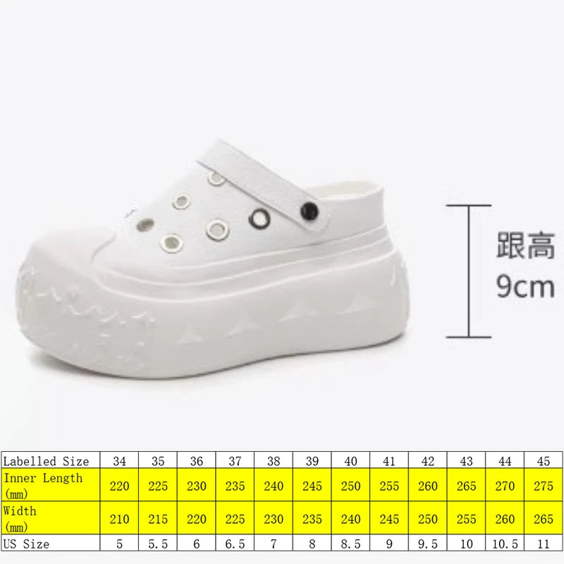 Fujin 9cm Synthetic Microfiber Leather Chunky Sneakers