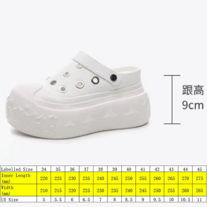 Fujin 9cm Synthetic Microfiber Leather Chunky Sneakers