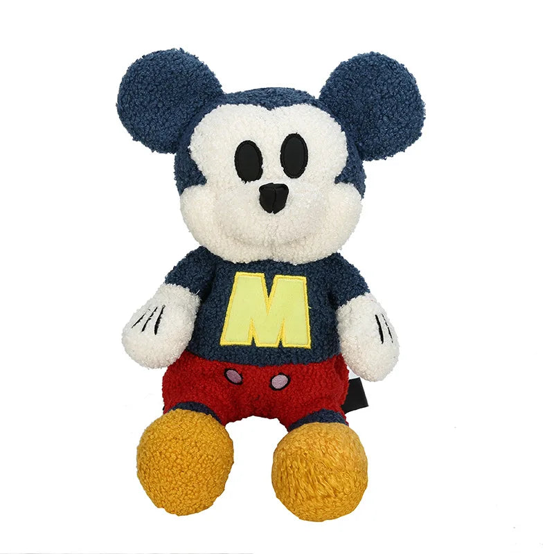 25cm Fashion Cartoon Backpack Mickey Mouse Plush Toy Bag Super Soft Toy Bag Student Bag Holiday Gift