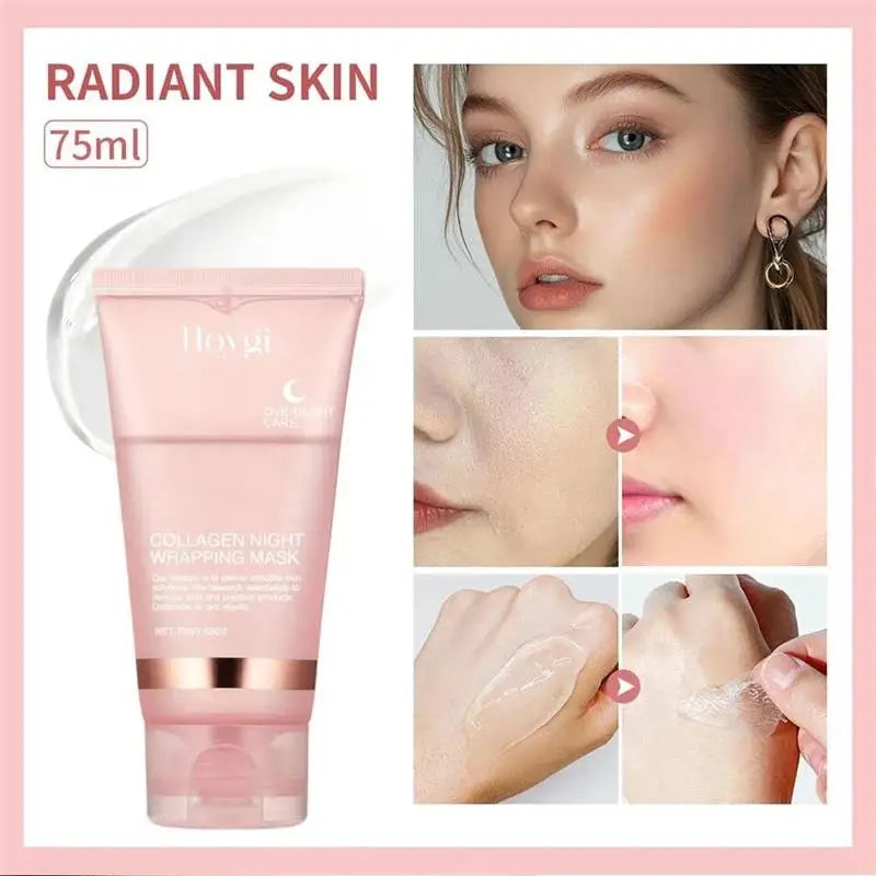 Collagen Night Mask – Korean Wrapping Gel for Moisture, Firmness & Radiant Skin (75ml)
