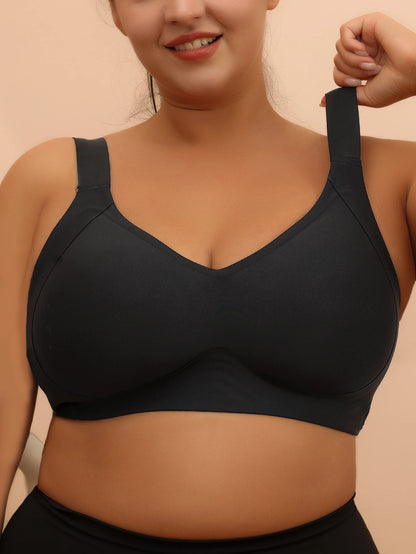 Big breasted sleeping bra for women 6XL without steel