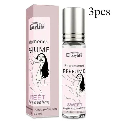 3pcs KAKOU Upgraded CARDIAC SIGNAL DANGEROUS LIAISONS Erotic REFRESH Pheromone Perfume Roller Ball Fragrance Spray for Men Women