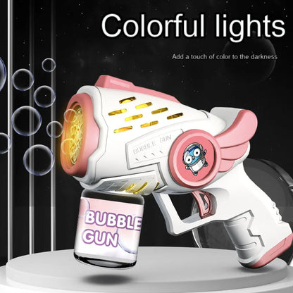 Bubble Machine Gun Automatic Blower with Led Lights