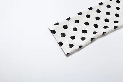 Polka Dot Letter Print 2 Piece Set