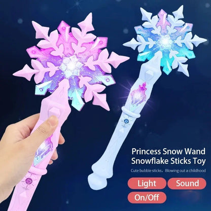 Light Up Princess Wand, Snowflake LED Magic Wand