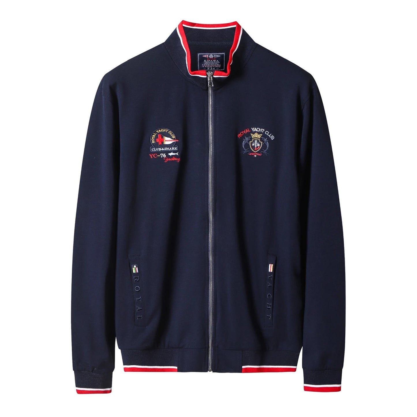 TACE&SHARK Casual White Military Jacket