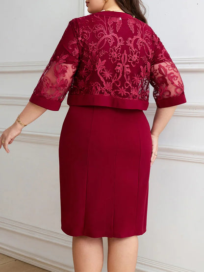 GIBSIE Plus Size Dress Sets