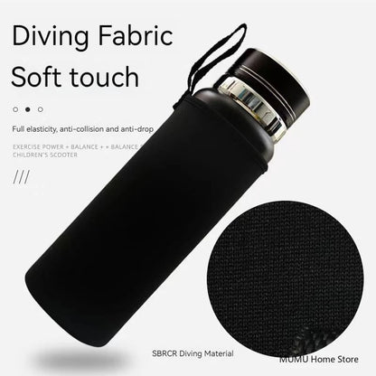 750ML – 1500ML Sports Water Bottle Sleeve – Neoprene Insulated Holder Bag