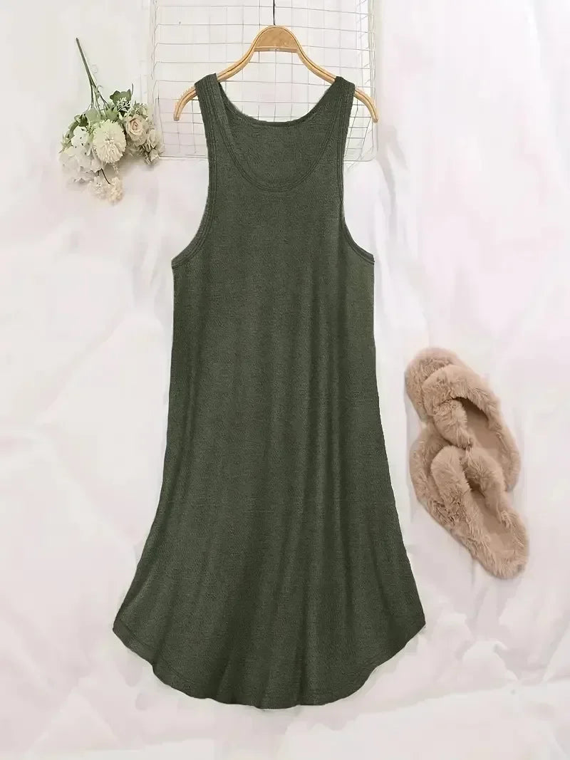 New Summer Women's Plus Size S-8XL U-Neck