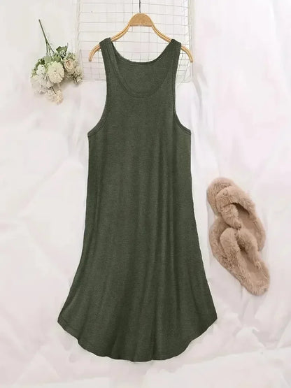 New Summer Women's Plus Size S-8XL U-Neck