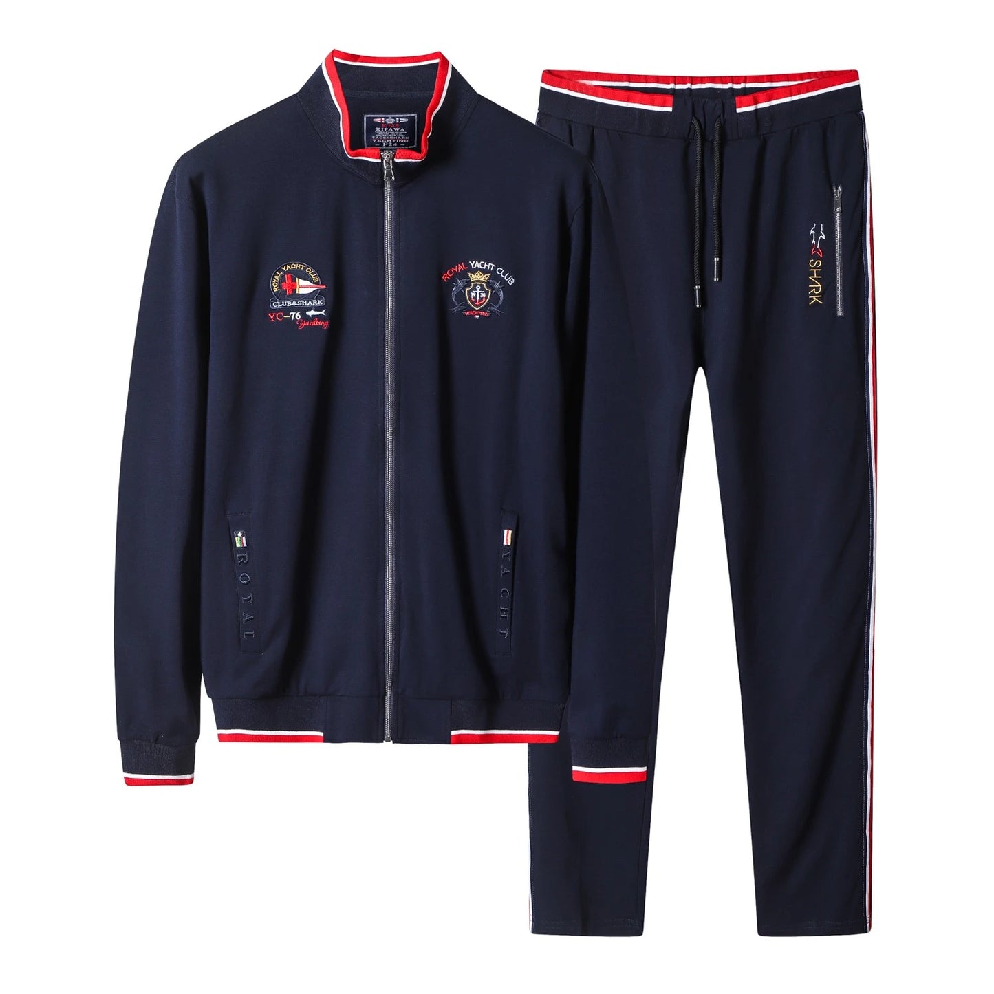 TACE&SHARK Casual White Military Jacket