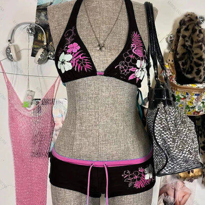 Split Bathing Suit Set