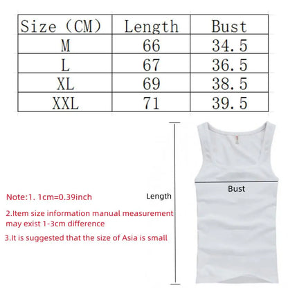 3pcs/lot Cotton Mens Tank Tops Sleeveless