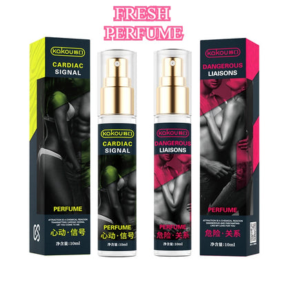 3pcs KAKOU Upgraded CARDIAC SIGNAL DANGEROUS LIAISONS Erotic REFRESH Pheromone Perfume Roller Ball Fragrance Spray for Men Women