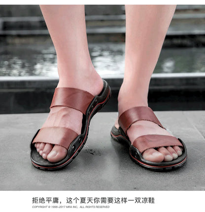 Men plus size 48 solid color summer light casual sandals