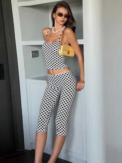 Polka Dot Pants Set