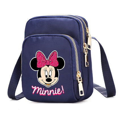 Mickey & Minnie Mouse Women’s Shoulder Bag – Crossbody Cell Phone Purse