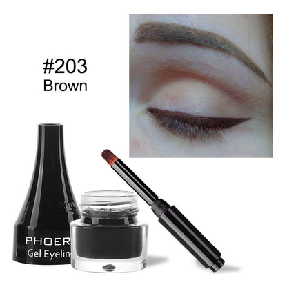 PHOERA Ten-Color Eyeliner – Long-Lasting Precision Liquid Eyeliner Pen, Available in 10 Bold Shades