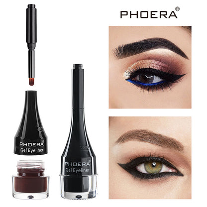 PHOERA Ten-Color Eyeliner – Long-Lasting Precision Liquid Eyeliner Pen, Available in 10 Bold Shades