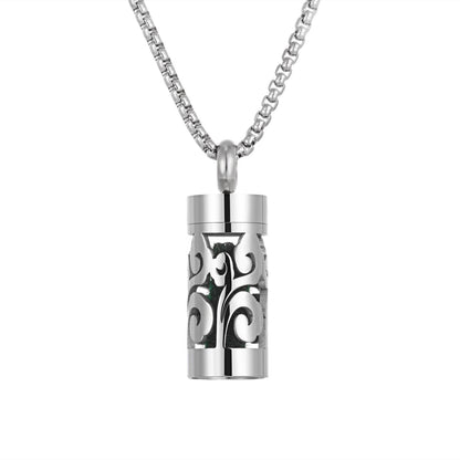 Aromatherapy Stainless Steel Pendant Perfume Diffuser Necklace